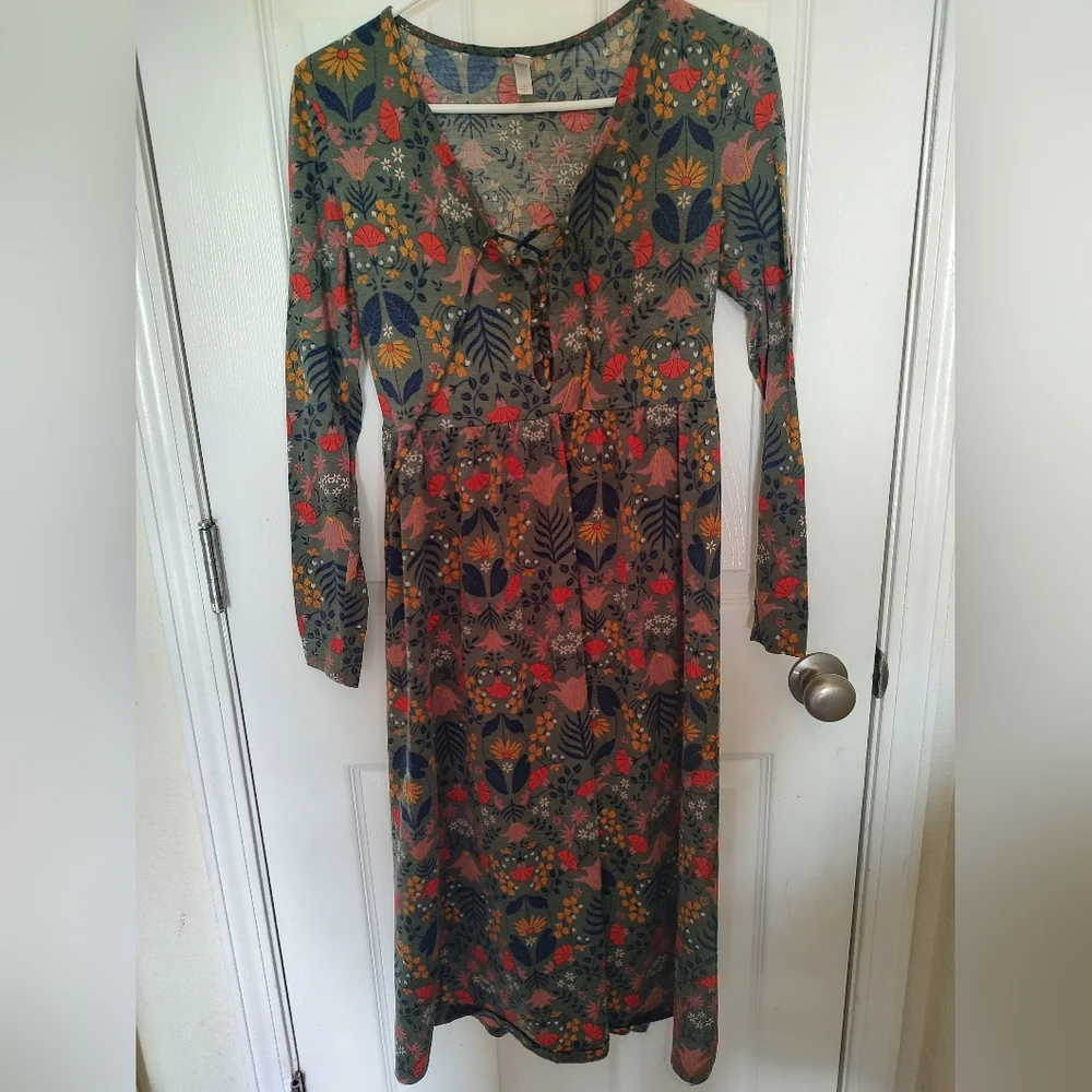 Xhiliration Rare folk print dress - Picture 3 of 9
